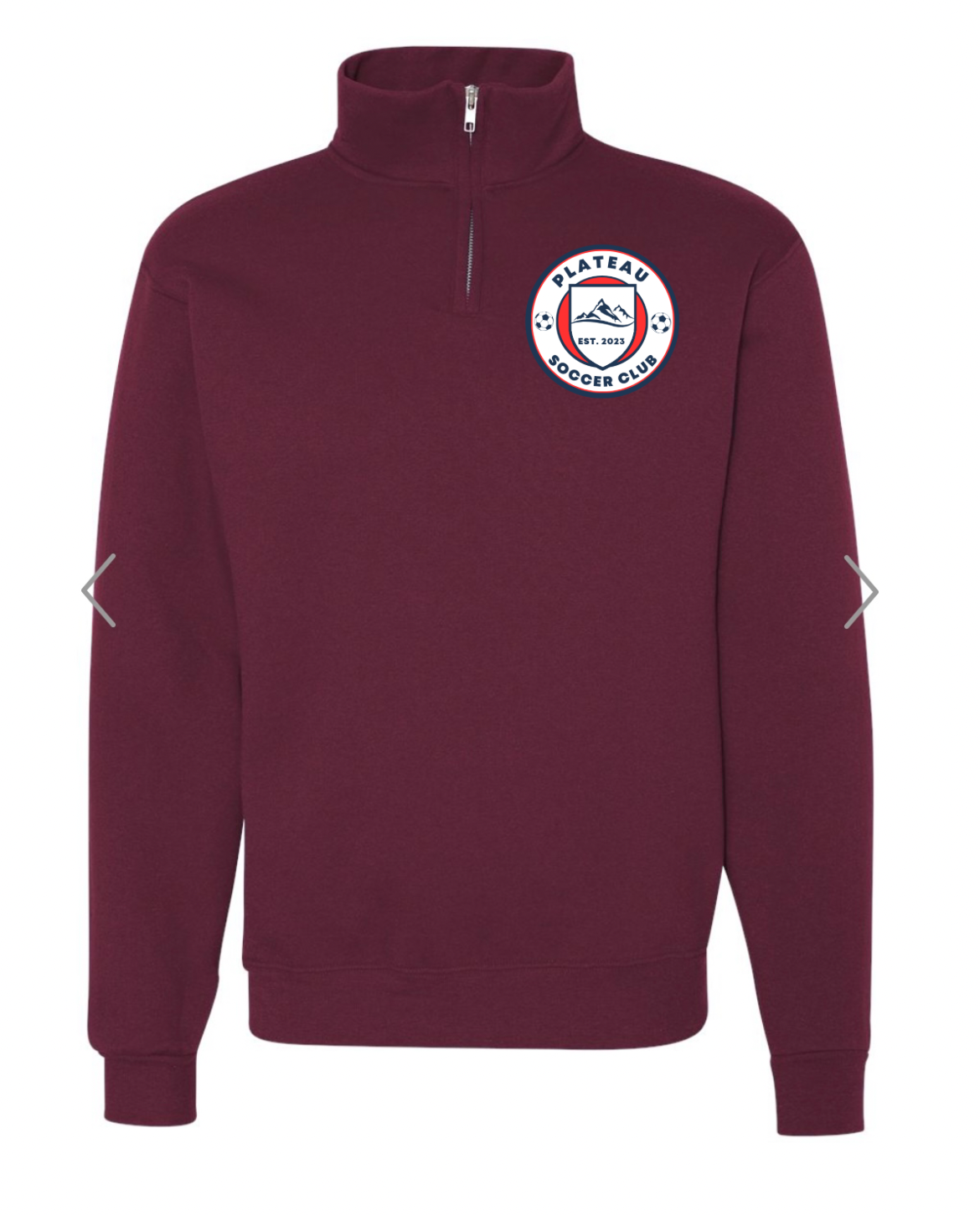 Plateau Soccer 1/4 Zip